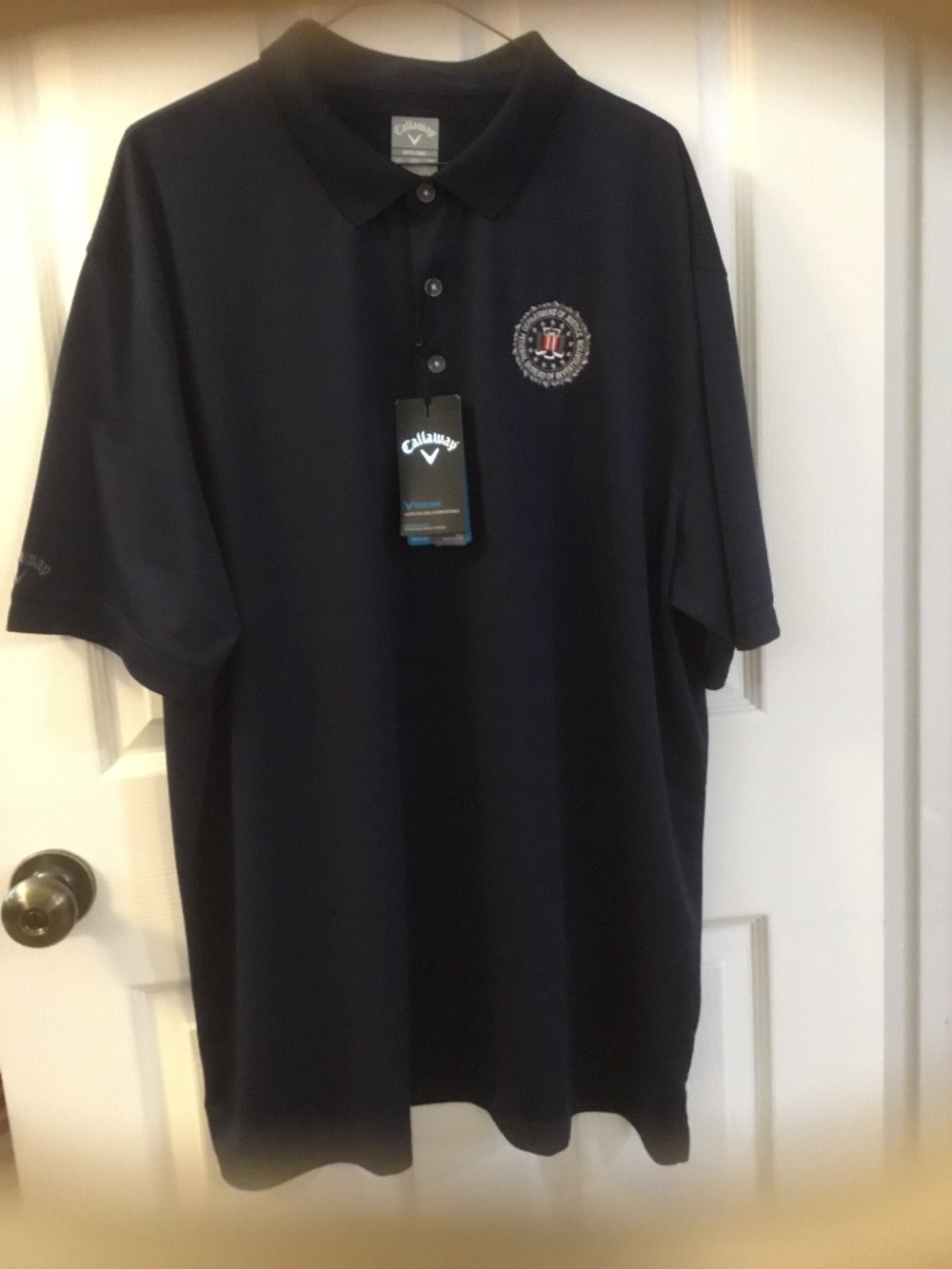 FBI Shield (Logo) Golf Callaway XXL Shirt NICE!